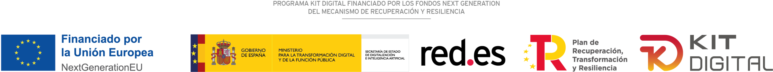 Programa Kit Digital financiado por los fondos Next Generation